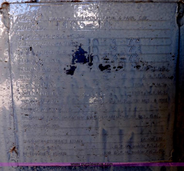 image for item I7588 1996 Chevrolet Kodiak fuel truck