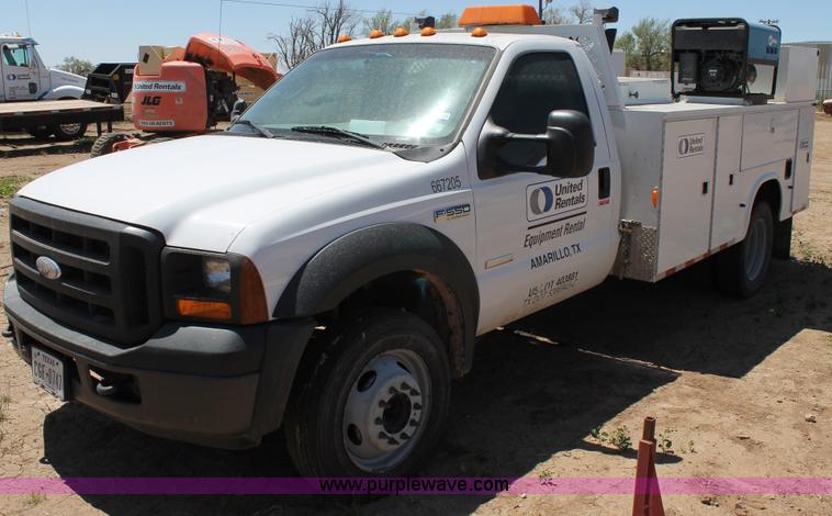 image for item C3857 2007 Ford F550 utility truck