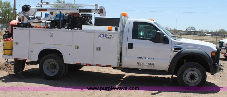 image for item C3858 2008 Ford F550 utility truck