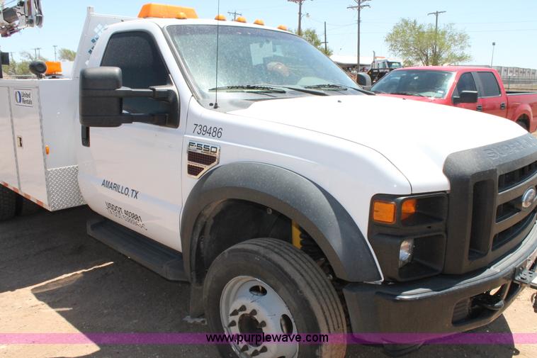 image for item C3858 2008 Ford F550 utility truck