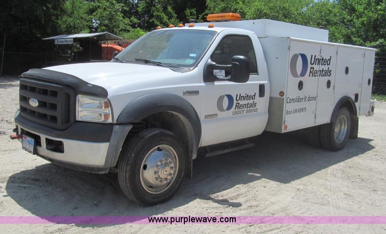 image for item I7048 2007 Ford F550 Super Duty XL service truck
