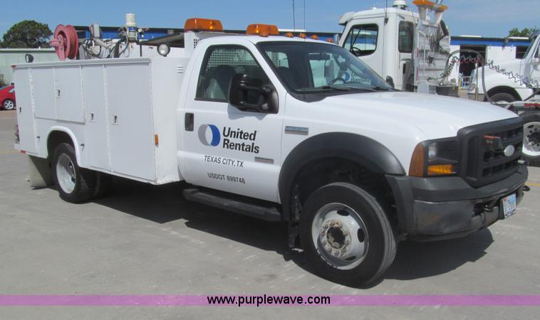 image for item I7051 2006 Ford F550 Super Duty XL service truck
