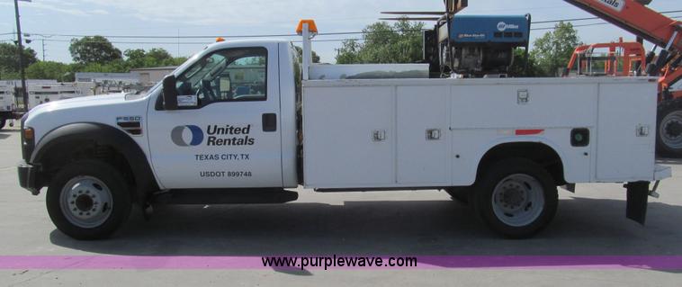 image for item I7053 2008 Ford F550 Super Duty XL service truck