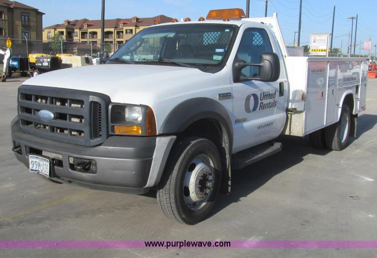 image for item I7054 2007 Ford F550 Super Duty XL service truck