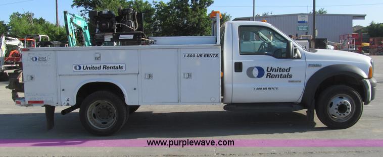 image for item I7054 2007 Ford F550 Super Duty XL service truck