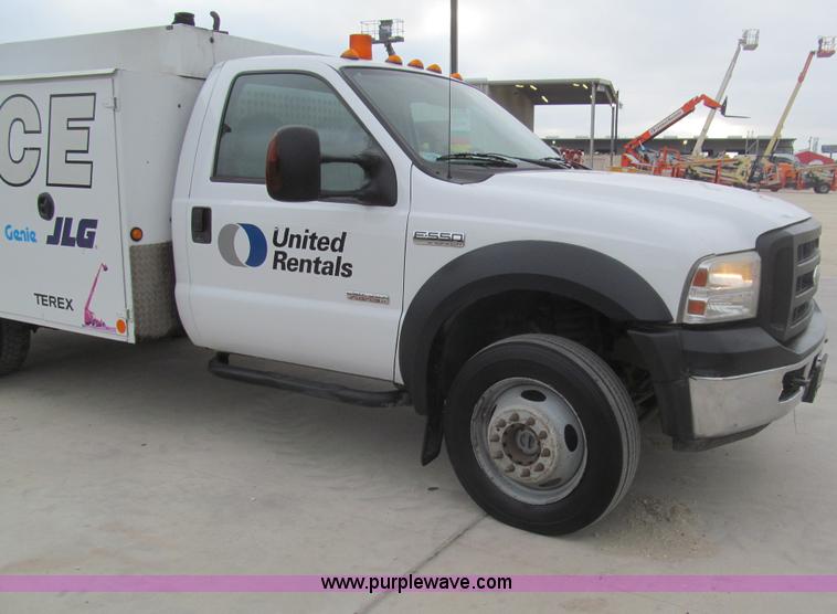image for item I7061 2007 Ford F550 Super Duty XL service truck