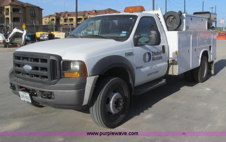 image for item I7063 2007 Ford F550 Super Duty XL service truck