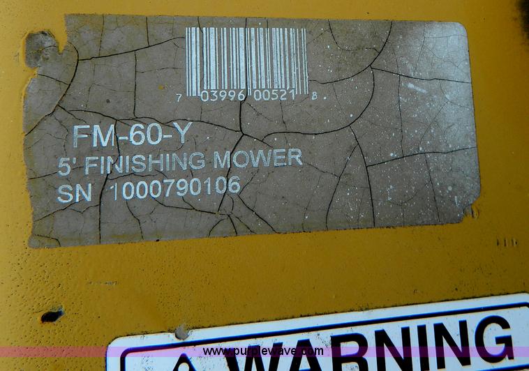 image for item AD9813 King Kutter FM-60-Y finishing mower