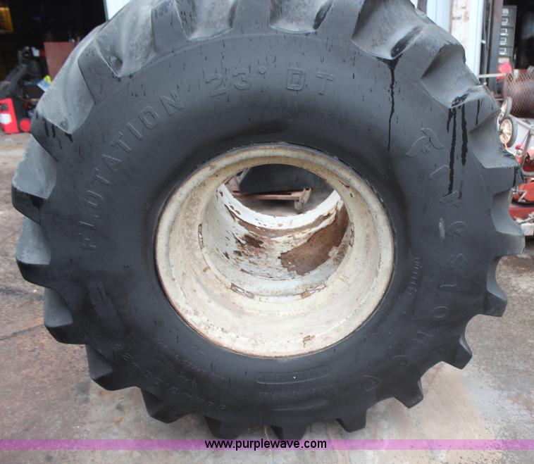 image for item AM9483 (2) 66x43.00-25 floatation tires and wheels