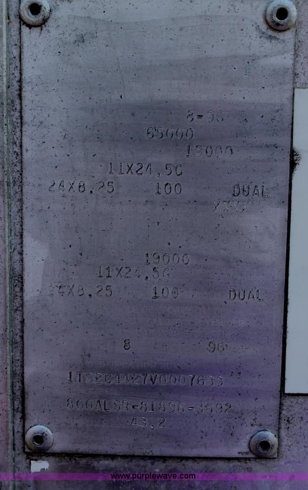 image for item C3830 1997 Corn Husker 800 grain hopper trailer