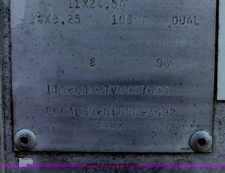 image for item C3830 1997 Corn Husker 800 grain hopper trailer