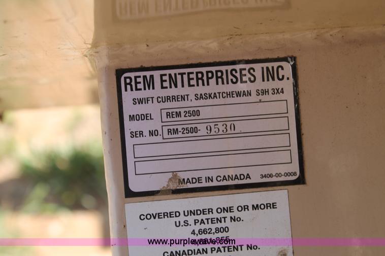 image for item C3834 Rem 2500HD grain vacuum