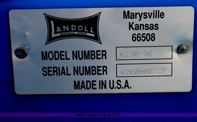 image for item C3861 Landoll 6230-36 tandem disk