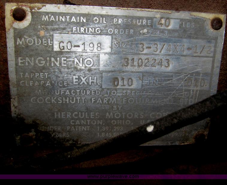 image for item F7356 Cockshutt 550 tractor