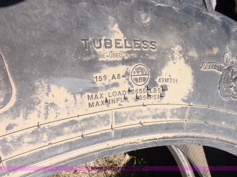 image for item H1909 (2) Titan Radial R-1W 480/80R50 tires