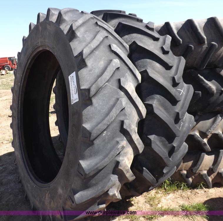 image for item H1910 (2) Titan Radial R-1W 480/80R50 tires