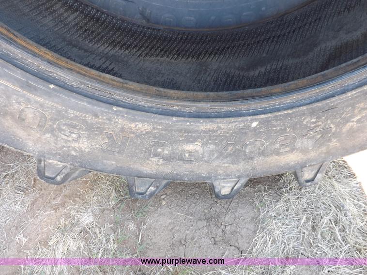 image for item H1910 (2) Titan Radial R-1W 480/80R50 tires