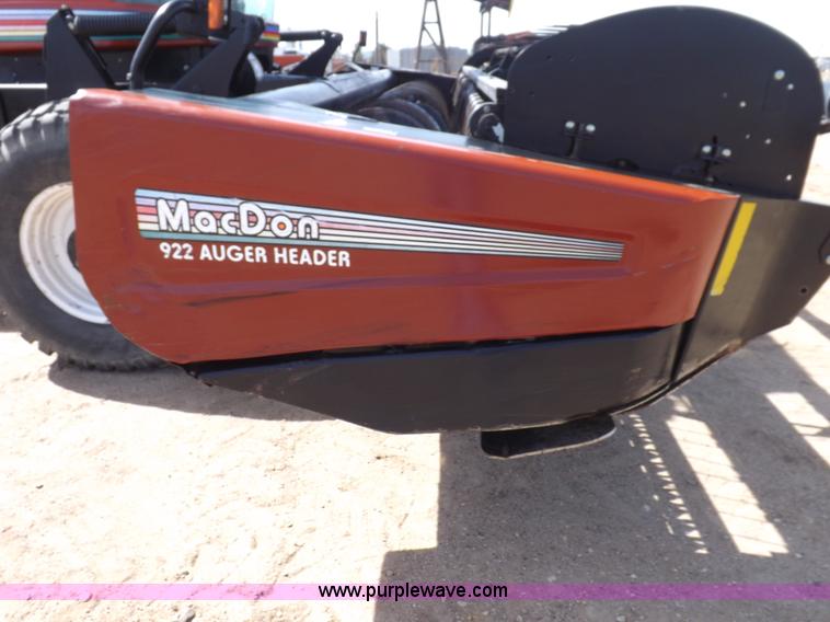 image for item H1939 2002 Mac Don 9352 Turbo swather