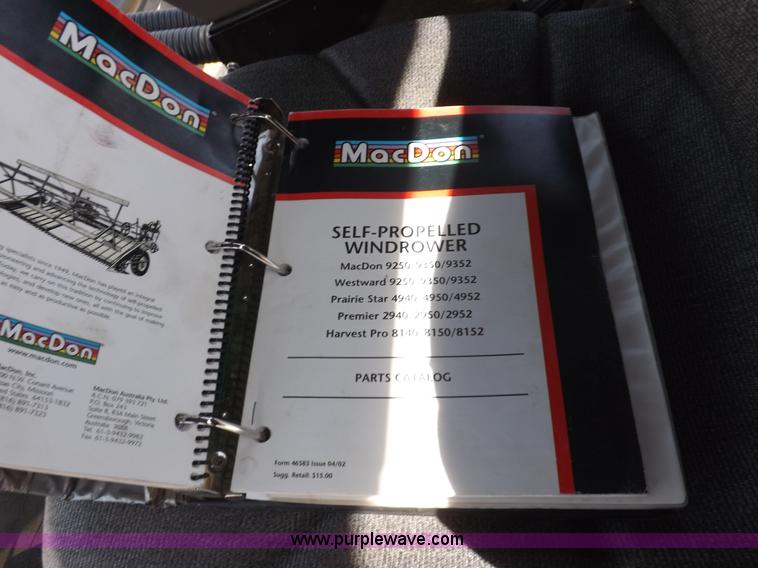 image for item H1939 2002 Mac Don 9352 Turbo swather