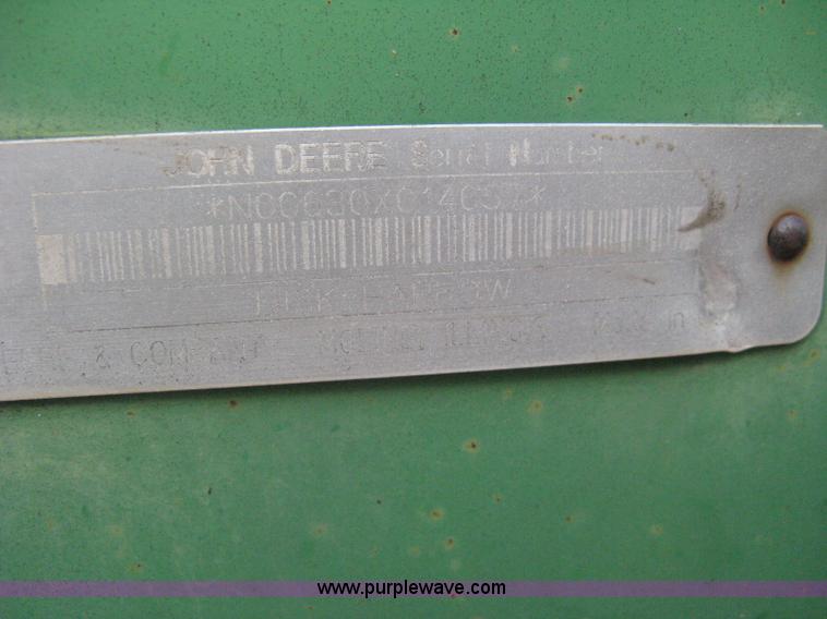 image for item H5492 John Deere 630 disk harrow