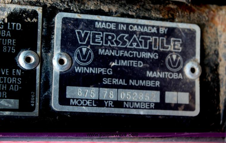 image for item H6134 1978 Versatile 875 4WD tractor