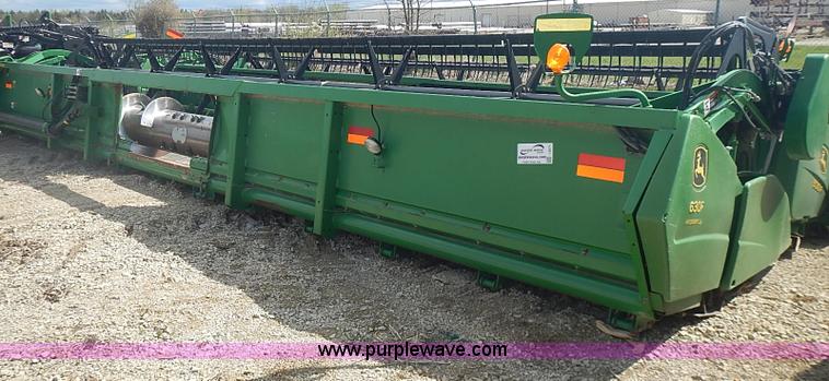 image for item I3671 2004 John Deere 630F Hydraflex platform head