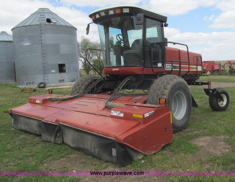 image for item I7032 2003 Hesston 8550S swather