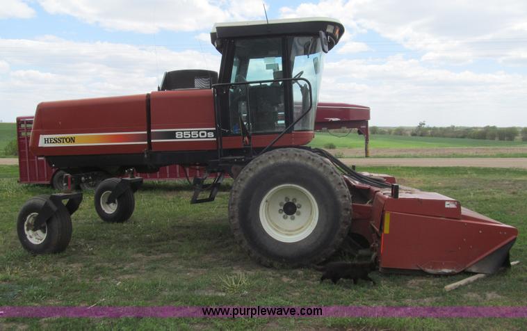 image for item I7032 2003 Hesston 8550S swather