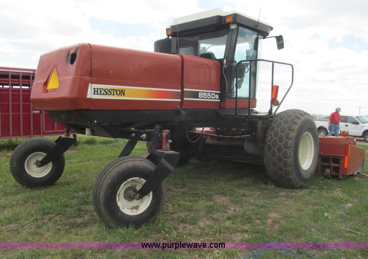 image for item I7032 2003 Hesston 8550S swather