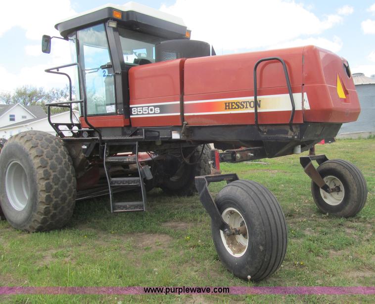 image for item I7032 2003 Hesston 8550S swather