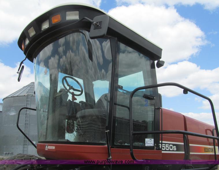 image for item I7032 2003 Hesston 8550S swather