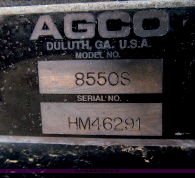 image for item I7032 2003 Hesston 8550S swather