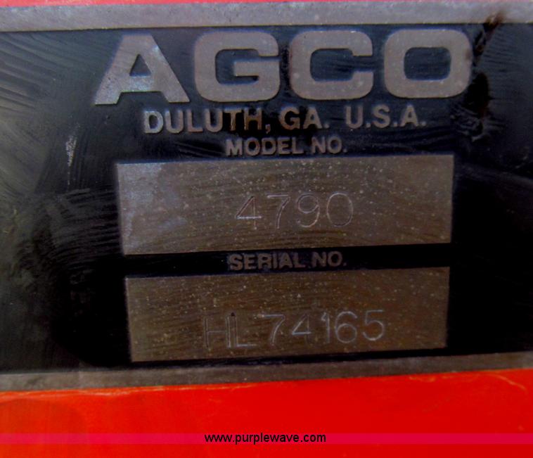 image for item I7037 2002 Hesston 4790 large square baler