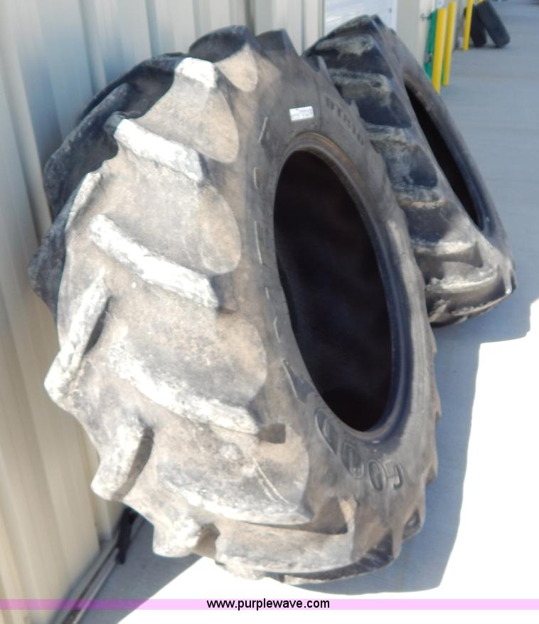 image for item Z9361 (2) Goodyear DT810 480/70R30 tires