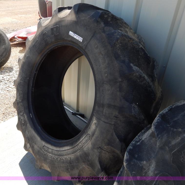 image for item Z9361 (2) Goodyear DT810 480/70R30 tires