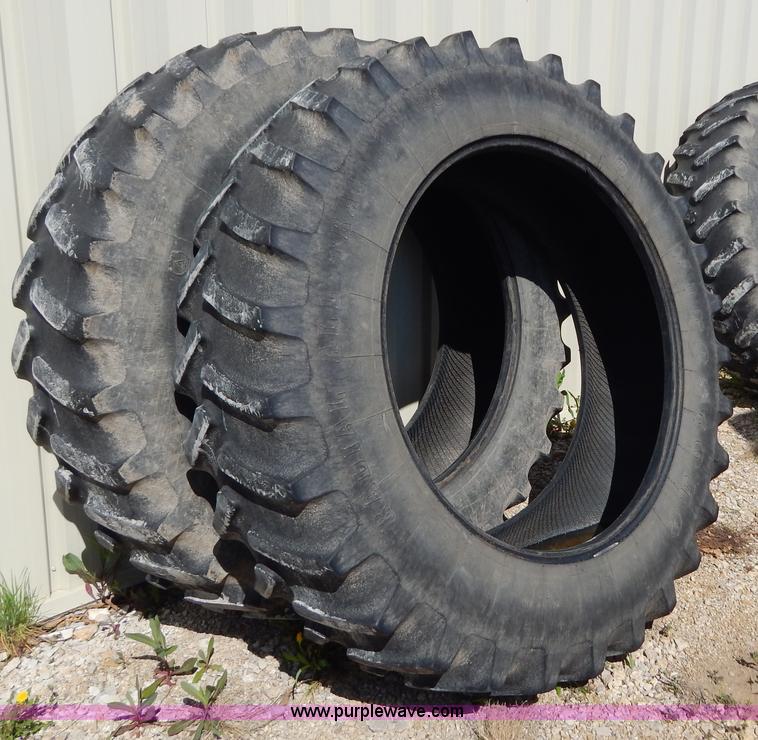 image for item Z9362 (4) Firestone Radial All Traction 18.4R46 tires