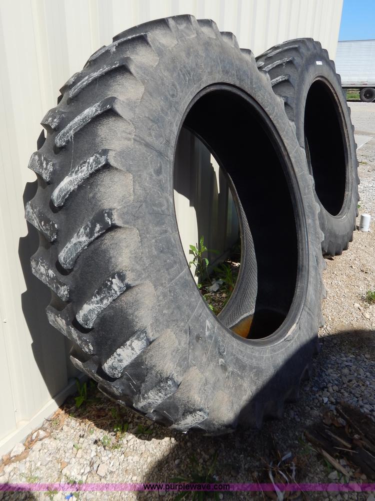 image for item Z9362 (4) Firestone Radial All Traction 18.4R46 tires