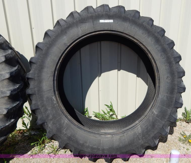 image for item Z9362 (4) Firestone Radial All Traction 18.4R46 tires