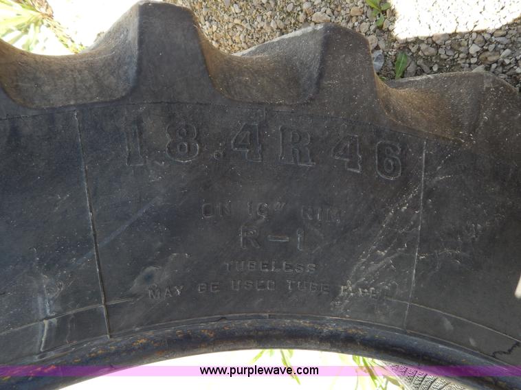 image for item Z9362 (4) Firestone Radial All Traction 18.4R46 tires