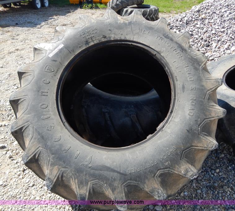 image for item Z9366 (4) Firestone All Traction Field & Road 23.1-34 tires
