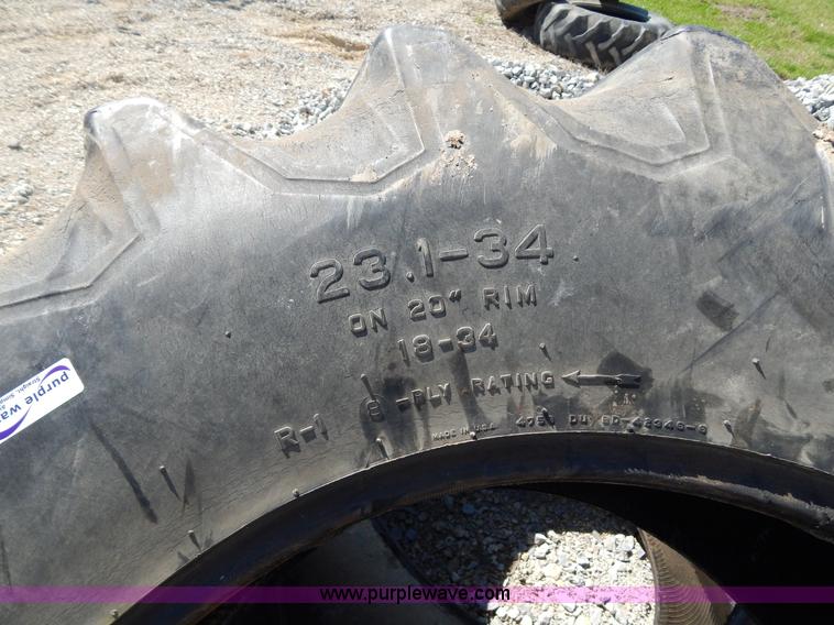 image for item Z9366 (4) Firestone All Traction Field & Road 23.1-34 tires