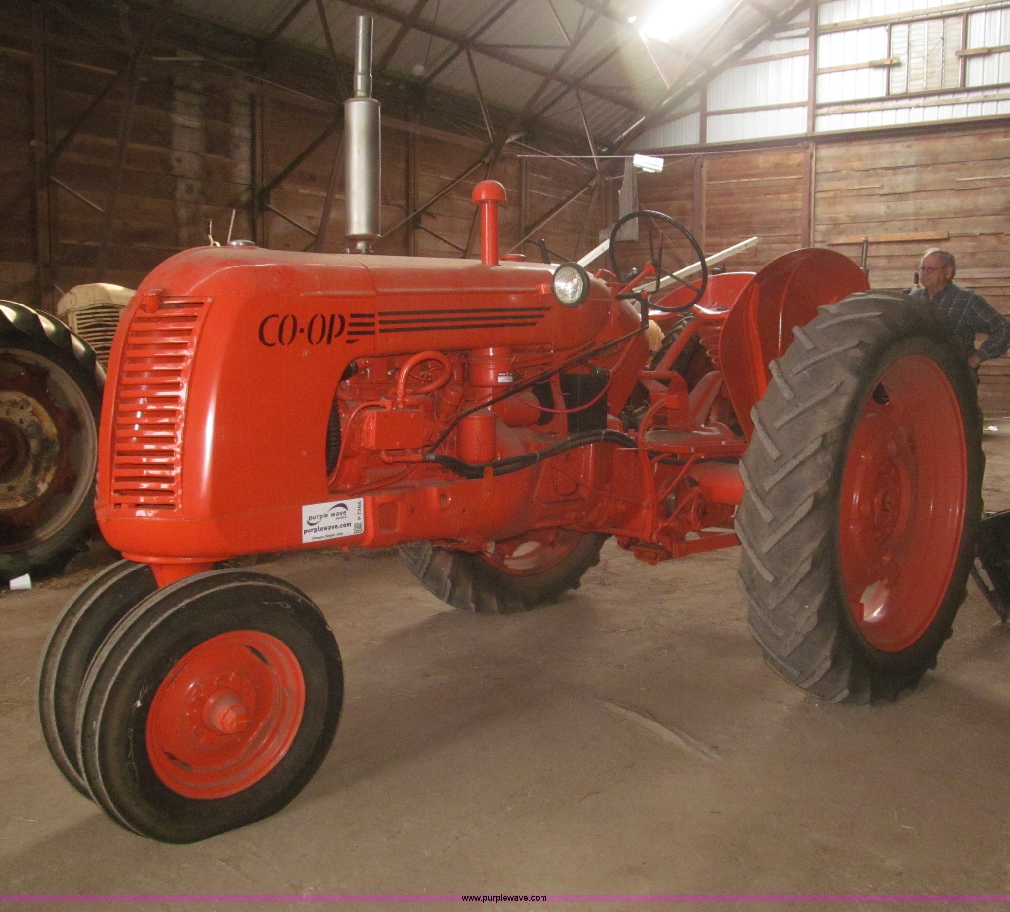 1948 Coop E3 tractor in NE Item F7355 sold Purple Wave