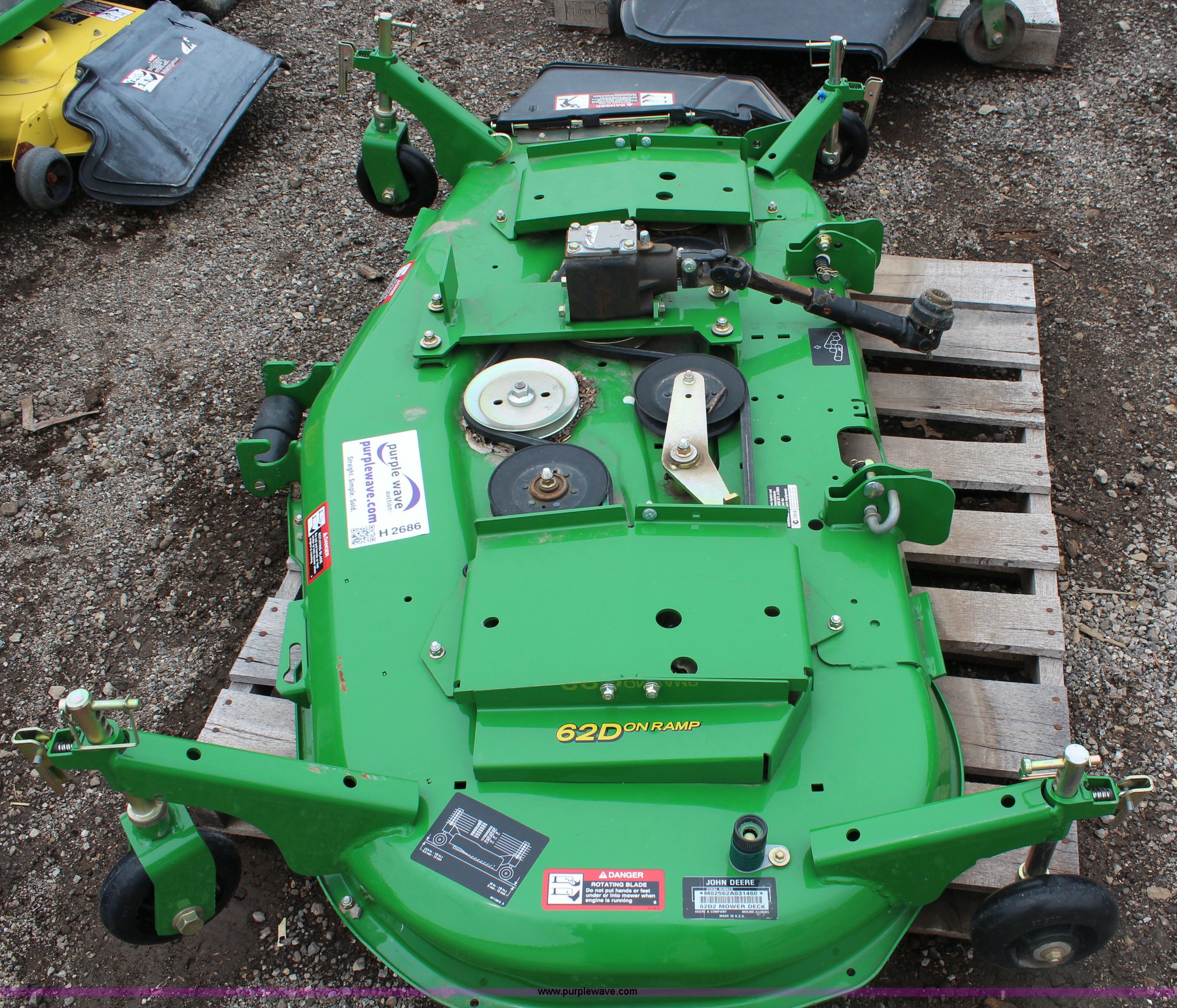 John Deere 62D midmount mower in Baldwin City, KS Item H2686 sold