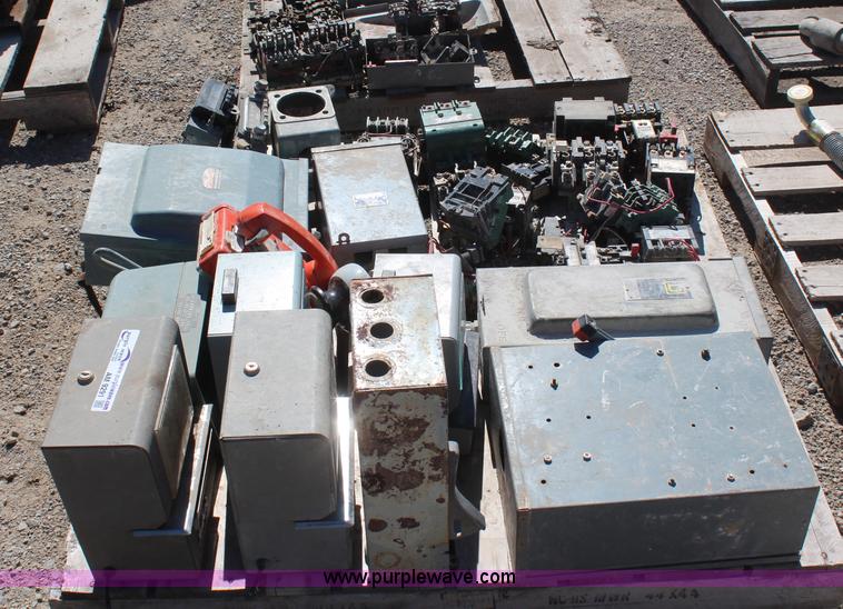 image for item AM9291 Assorted electrical boxes, breakers, and switches