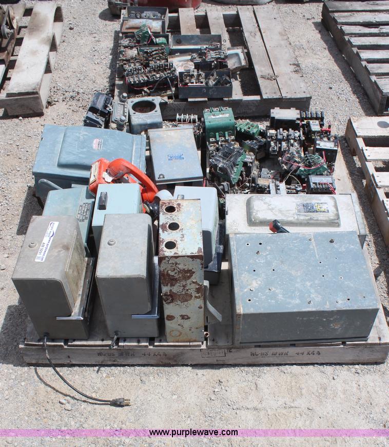 image for item AM9291 Assorted electrical boxes, breakers, and switches