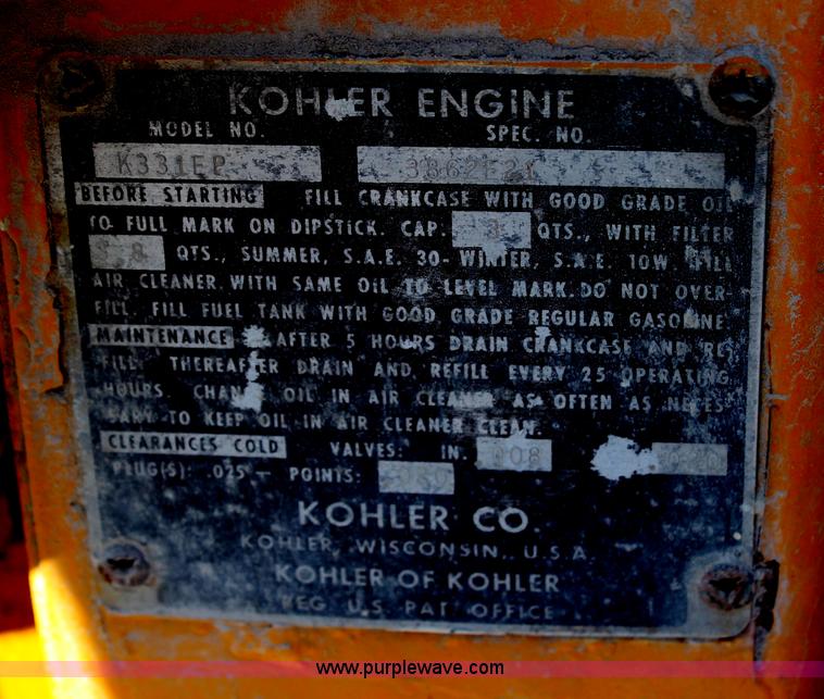 image for item AM9299 Kohler 4 kW generator