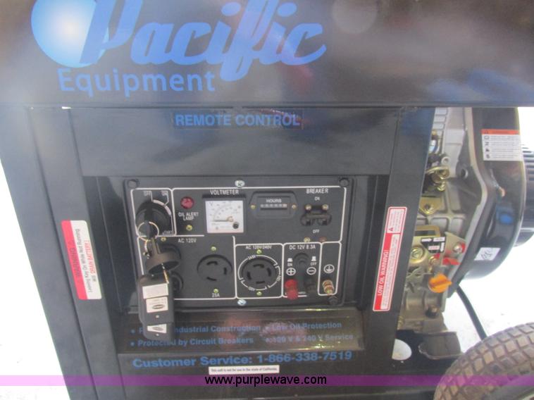 image for item AN9073 Pacific Equipment 7500 diesel generator
