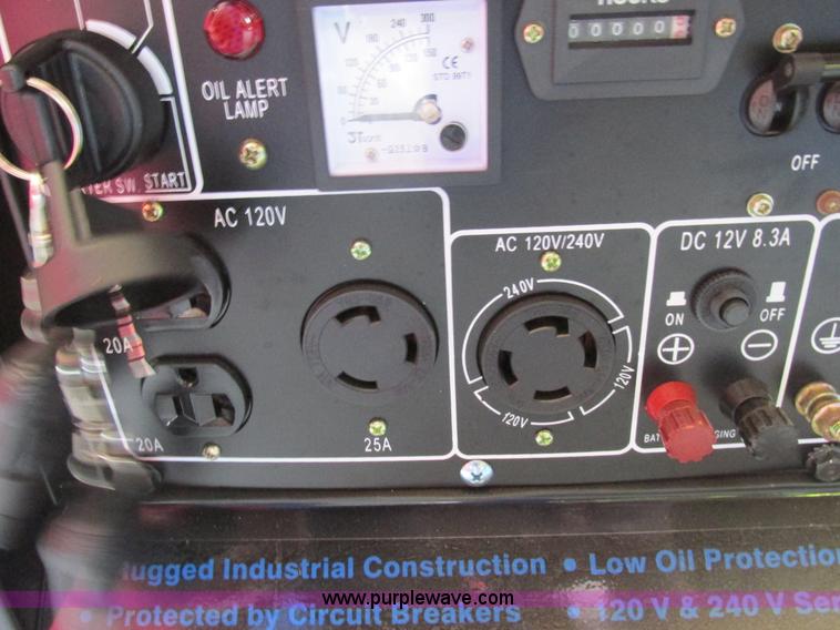 image for item AN9073 Pacific Equipment 7500 diesel generator