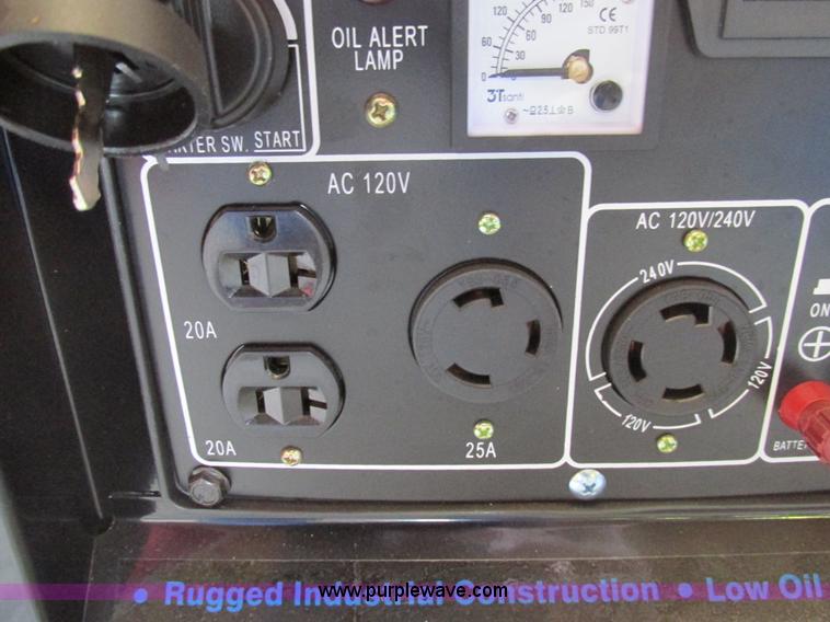 image for item AN9073 Pacific Equipment 7500 diesel generator