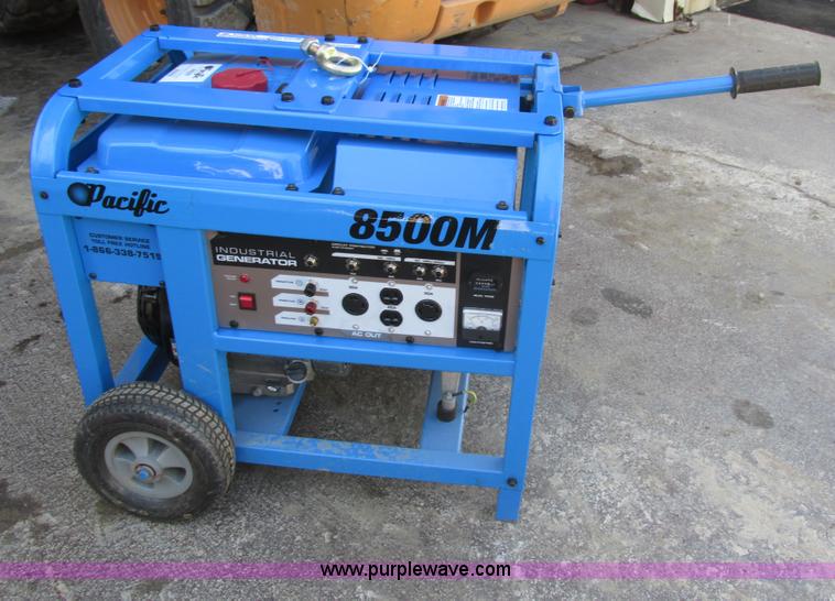 image for item AN9074 Pacific Equipment 8500M Industrial generator